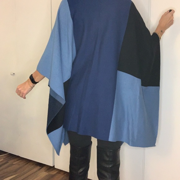 White House Black Market Poncho - Picture 3 of 5
